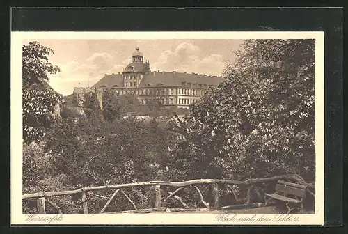 AK Weissenfels, Blick nach dem Schloss