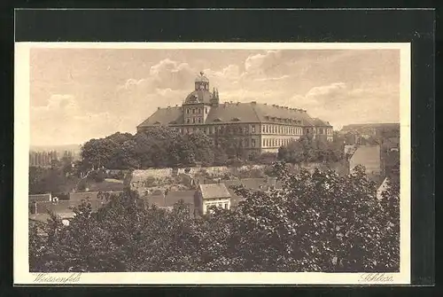 AK Weissenfels, Blick auf das Schloss