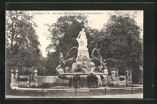 AK Frankfurt, Der neue Märchenbrunnen am Schauspielhaus