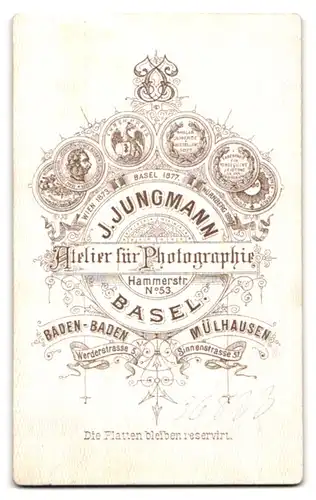 Fotografie J. Jungmann, Basel, Portrait niedliches Kinderpaar in hübscher Kleidung