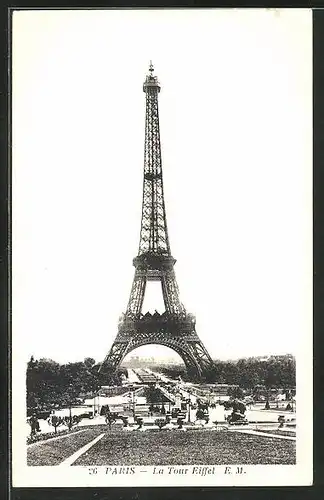 AK Paris, La Tour Eiffel, Eiffelturm