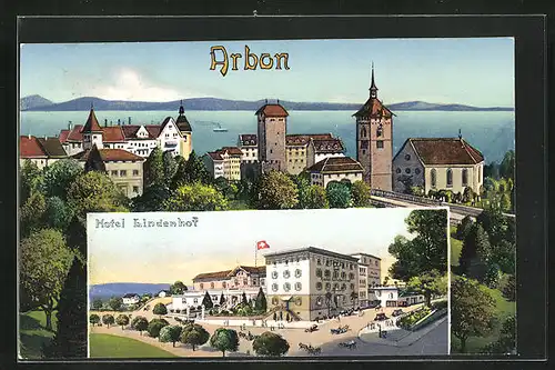 AK Arbon, Hotel Lindenhof, Gesamtansicht