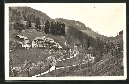 AK Langenbruck, Blick auf die Basler Kinderheilstätte Dürstel