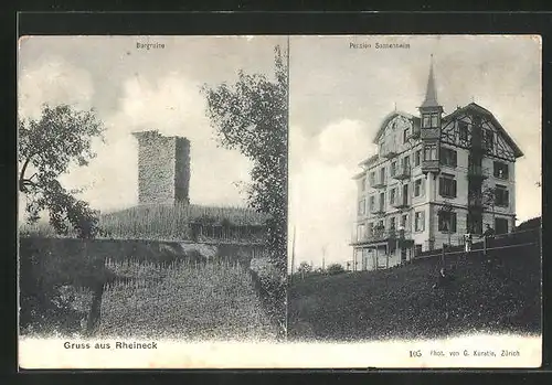 AK Rheineck, Pension Sonnenheim & Burgruine