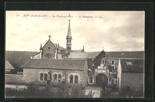 AK Saint-Léger-Vauban, La Pierre-qui-Vire, le Monastere