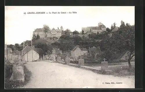 AK Chatel-Censoir, Le Pont du Canal