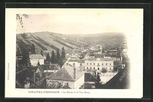 AK Chatel-Censoir, La Mairie et le Van Remy