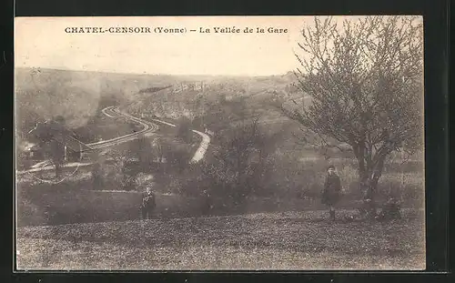 AK Chatel-Censoir, La Vallee de la Gare