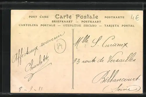 AK Auxerre, Vue panoramique prise de la Cathedrale