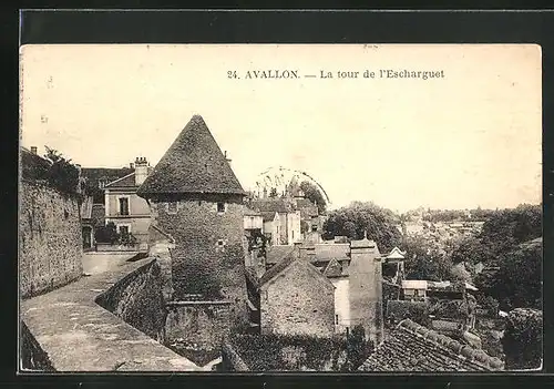 AK Avallon, La tour de l`Escharguet