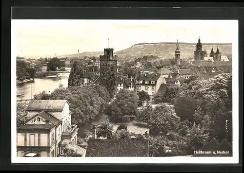 AK Heilbronn / Neckar, Blick aus der Vogelschau