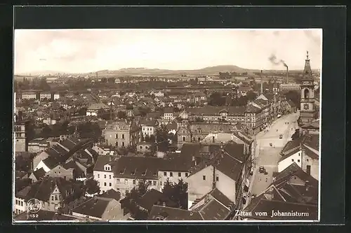 AK Zittau i. Sa., Blick vom Johannisturm