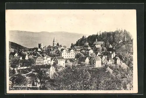 AK Lindenfels / Odenwald, Gesamtansicht