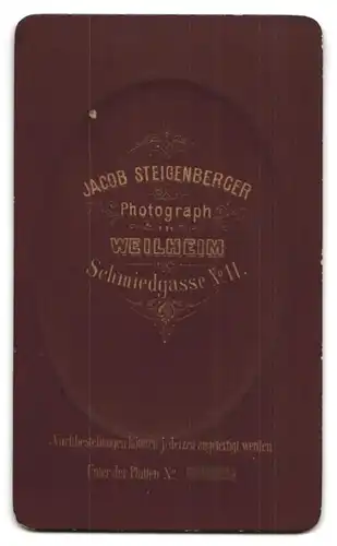 Fotografie Jacob Steigenberger, Weilheim, Schmiedgasse 11, Portrait charmanter Herr mit Schnurrbart