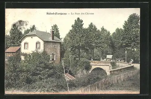 AK Saint-Fargeau, Le Pont des Chèvres