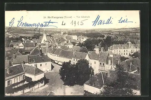 AK Saint-Fargeau, Vue Générale