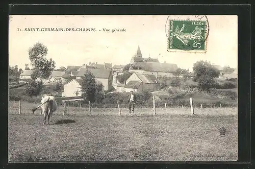 AK Saint-Germain-des-Champs, Vue générale