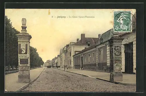 AK Joigny, Le Quai Saint-Florentin