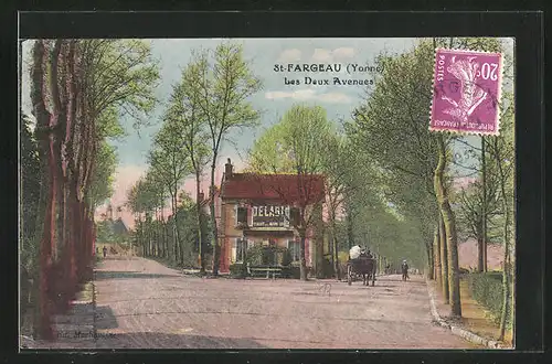 AK Saint-Fargeau, Les Deux Avenues