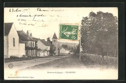 AK Villecien, Une Rue