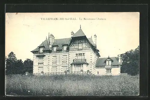 AK Villefranche-Saint-Phal, Le Nouveau Chateau
