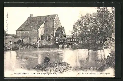 AK Saint-Fargeau, Le Moulin Ragon