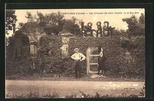 AK Fontaines, Les chevaux de bois vivants de la Bruyère