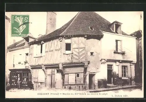 AK Cravant, Maison du XVe siècle au centre du pays