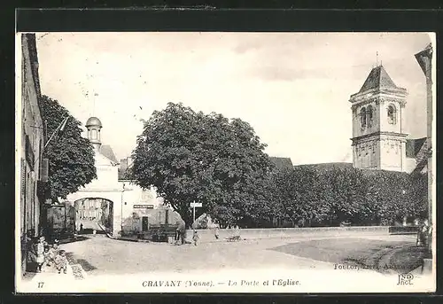 AK Cravant, La Porte et l`Eglise