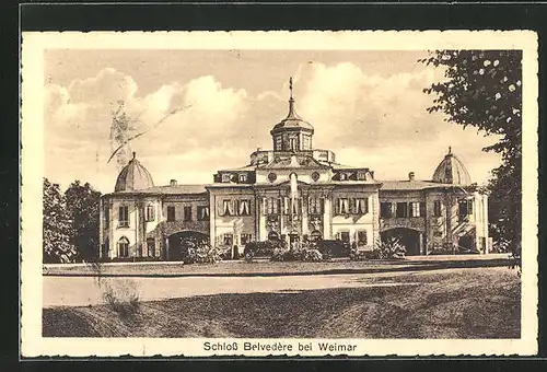 AK Weimar, Schloss Belvedere