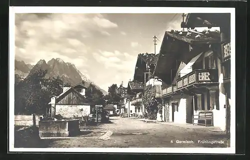 AK Garmisch, Frühlingstrasse