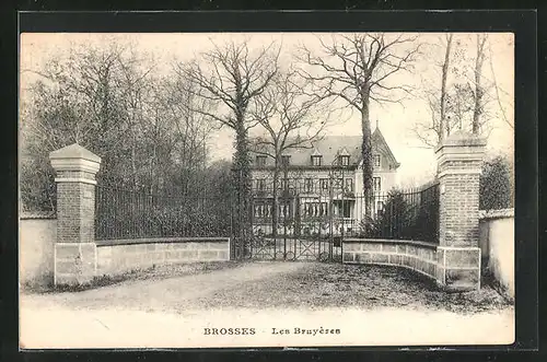 AK Brosses, Les Bruyeres, am Portal zur Villa