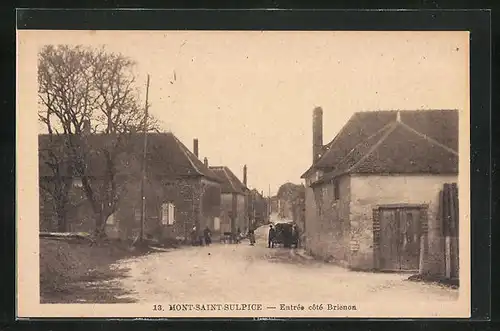 AK Mont-Saint-Sulpice, Entrée côté Brienon