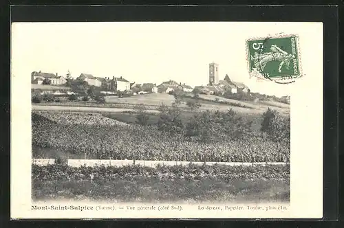 AK Mont-Saint-Sulpice, Vue générale