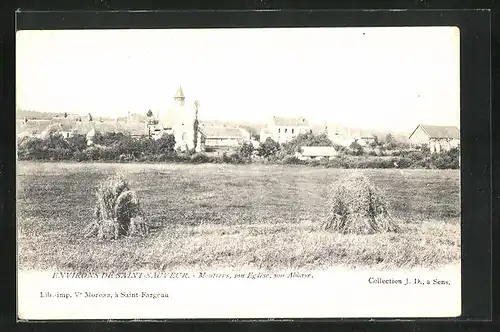 AK Moutiers, Totalansicht mit Kirche