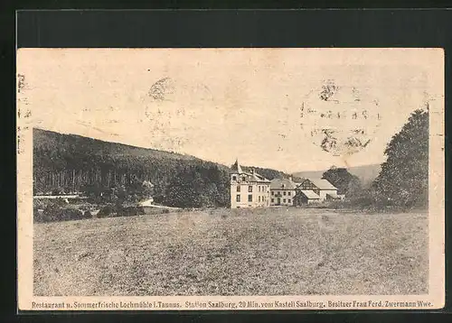 AK Lochmühle im Taunus, auf dem Feld vor der Sommerfrische