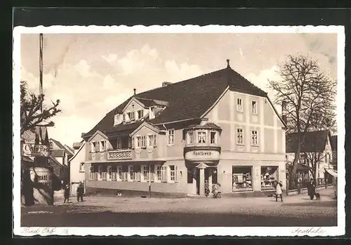 AK Bad Orb, Passanten vor der Apotheke