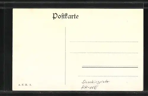 AK Hamburg-Neustadt, Civil Justizgebäude am Sievekingplatz