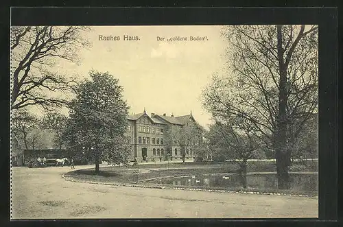 AK Hamburg-Horn, Rauhes Haus, Der goldene Boden