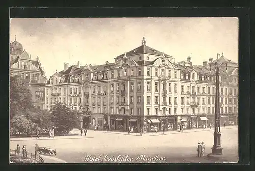 AK München, Hotel Leinfelder