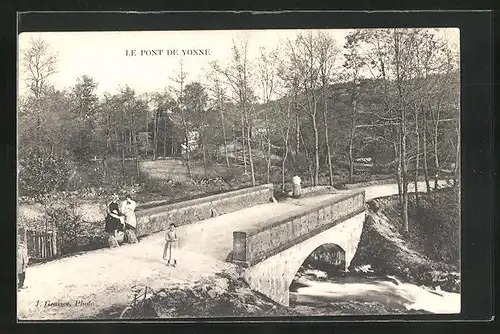 AK Pont-sur-Yonne, le Pont