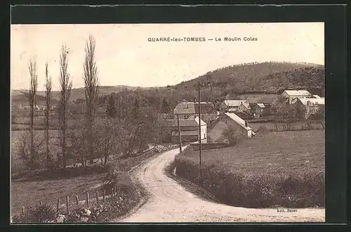 AK Quarré-les-Tombes, le Moulin Colas