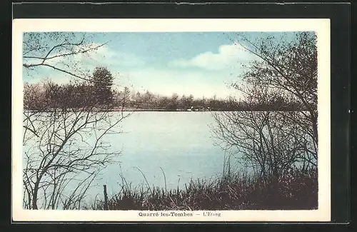 AK Quarré-les-Tombes, l'Etang