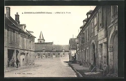 AK Courson-les-Carriéres, l'Hotel de la Poste