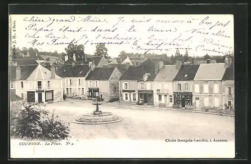 AK Courson-les-Carriéres, la Place