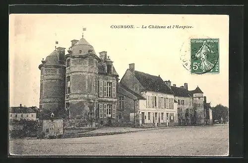 AK Courson-les-Carriéres, le Chateau et l'Hospice