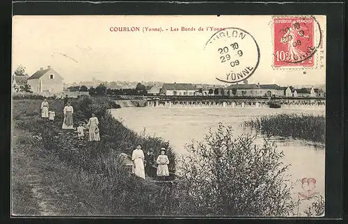 AK Courlon, les Bords de l'Yonne