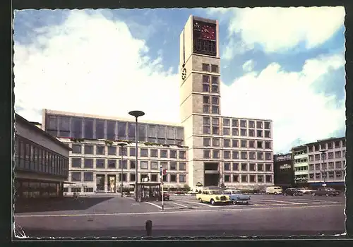 AK Stuttgart, Blick zum Rathaus