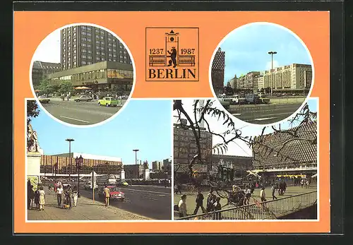 AK Berlin, Karl-Liebknecht-Strasse, Palast der Republik, Alexanderplatz