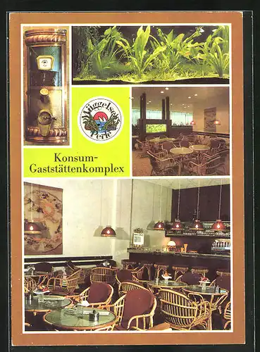 AK Berlin, Konsum-Gaststättenkomplex Müggelseeperle, Café